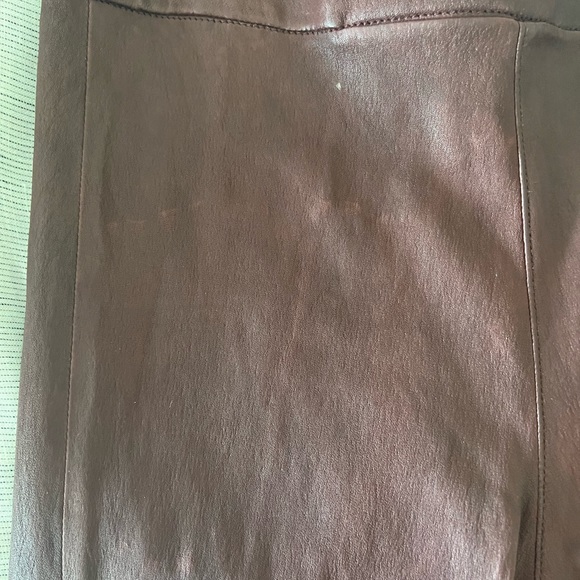 FRAME  LAMBSKIN LEATHER LE SKINNY LEGGINGS PANTS - Picture 5 of 5